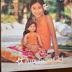 American Girl Jess Pink & Orange Tie Dye Skirt